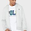 Sweat à capuche gris Ralph Lauren Essential pour homme Sweat à capuche gris Ralph Lauren Essential pour homme