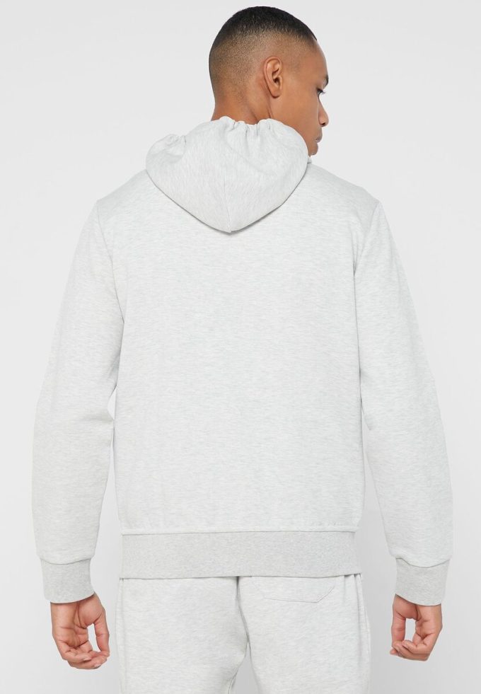 Sweat à capuche gris Ralph Lauren Essential pour homme Sweat à capuche gris Ralph Lauren Essential pour homme