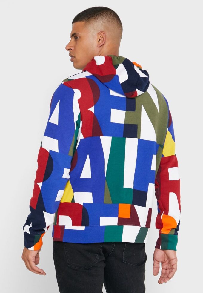Sweat à capuche multicolore à blocs de couleurs Ralph Lauren pour homme Sweat à capuche multicolore à blocs de couleurs Ralph Lauren pour homme