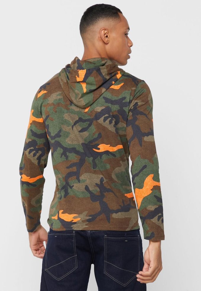 Sweat à capuche multicolore camouflage Ralph Lauren pour homme Sweat à capuche multicolore camouflage Ralph Lauren pour homme