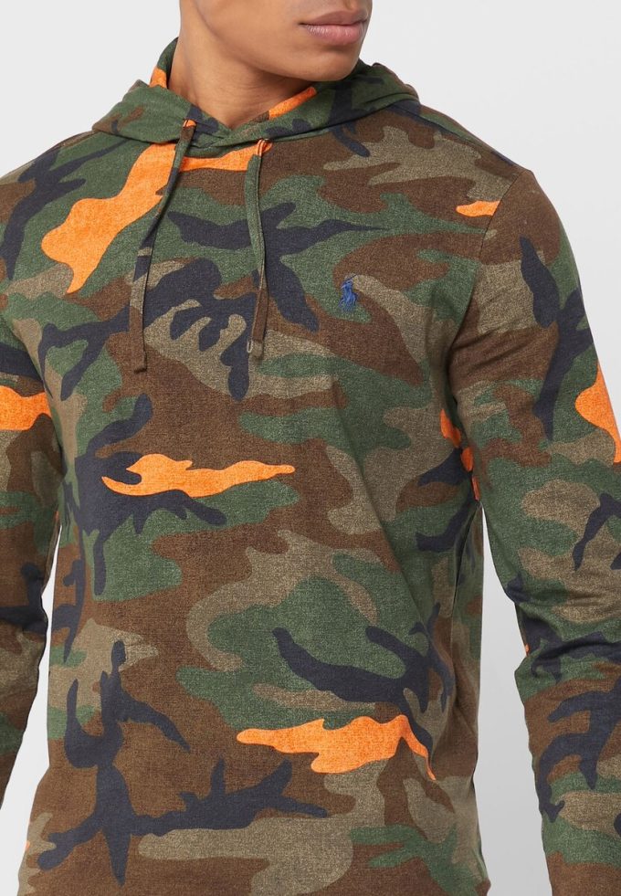 Sweat à capuche multicolore camouflage Ralph Lauren pour homme Sweat à capuche multicolore camouflage Ralph Lauren pour homme