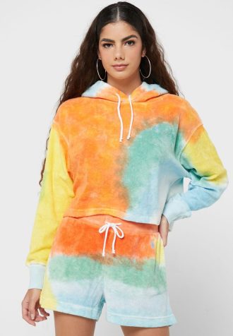 Sweat à capuche tricoté multicolore Ralph Lauren pour femme