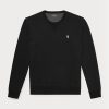 Sweat-shirt noir en maille double pour homme Ralph Lauren Sweat-shirt noir en maille double pour homme Ralph Lauren