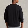 Sweat-shirt noir en maille double pour homme Ralph Lauren Sweat-shirt noir en maille double pour homme Ralph Lauren