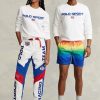 Sweat-shirt polaire blanc Polo Sport Ralph Lauren pour homme