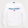 Sweat-shirt polaire blanc Polo Sport Ralph Lauren pour homme