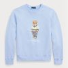 Sweat-shirt polaire bleu Polo Bear Ralph Lauren pour homme