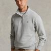 Sweat-shirt polaire gris Ralph Lauren The RL pour homme Sweat-shirt polaire gris Ralph Lauren The RL pour homme