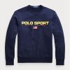 Sweat-shirt polaire Polo Sport bleu marine pour homme Ralph Lauren