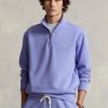 Sweat-shirt polaire violet Ralph Lauren The RL pour homme