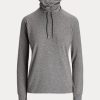 Sweat-shirts à col cheminée Ralph Lauren gris foncé pour femme