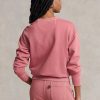 Sweat-shirts à col rond en coton biologique rose Ralph Lauren pour femme Sweat-shirts à col rond en coton biologique rose Ralph Lauren pour femme