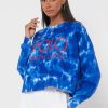 Sweat-shirts en maille à col ras du cou bleus Ralph Lauren pour femmes Sweat-shirts en maille à col ras du cou bleus Ralph Lauren pour femmes