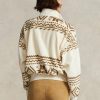 Sweat-shirts en molleton beige à motif Fair Isle ton sur ton Ralph Lauren pour femme Sweat-shirts en molleton beige à motif Fair Isle ton sur ton Ralph Lauren pour femme