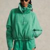 Sweat-shirts en molleton à poils longs avec bordure Ripstop Ralph Lauren verts pour femmes Sweat-shirts en molleton à poils longs avec bordure Ripstop Ralph Lauren verts pour femmes