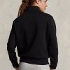 Sweat-shirts en molleton Polo Sport Ralph Lauren noirs pour femmes