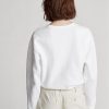 Sweat-shirts en polaire blancs Ralph Lauren pour femmes