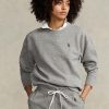 Sweat-shirts en polaire gris Ralph Lauren pour femmes