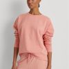 Sweat-shirts en polaire roses Ralph Lauren pour femmes