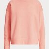Sweat-shirts en polaire roses Ralph Lauren pour femmes