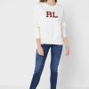 Sweat-shirts graphiques en maille beige Ralph Lauren pour femme Sweat-shirts graphiques en maille beige Ralph Lauren pour femme