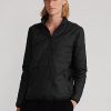 Sweat-shirts hybrides noirs à fermeture éclair quart de tour Ralph Lauren pour femmes Sweat-shirts hybrides noirs à fermeture éclair quart de tour Ralph Lauren pour femmes