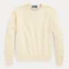 Sweat-shirts ras du cou en coton biologique jaune clair Ralph Lauren pour femme Sweat-shirts ras du cou en coton biologique jaune clair Ralph Lauren pour femme
