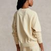 Sweat-shirts ras du cou en coton biologique jaune clair Ralph Lauren pour femme Sweat-shirts ras du cou en coton biologique jaune clair Ralph Lauren pour femme