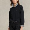 Sweat-shirts ras du cou en polaire noire Ralph Lauren pour femme