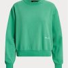 Sweat-shirts ras du cou en polaire vert Ralph Lauren pour femmes Sweat-shirts ras du cou en polaire vert Ralph Lauren pour femmes