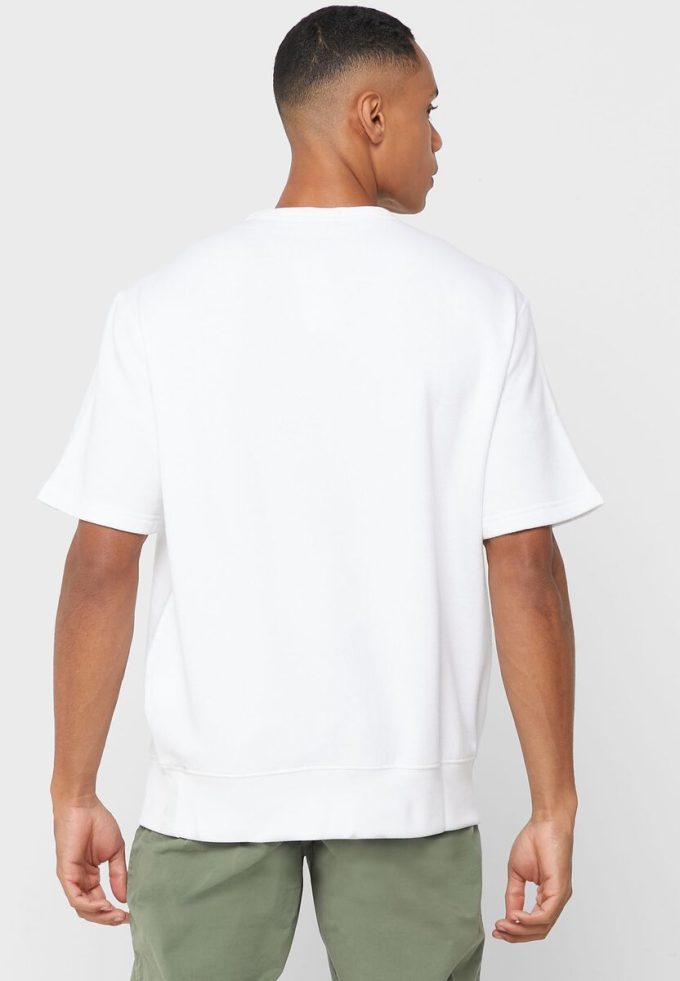 T-shirts blancs à col ras du cou avec logo Ralph Lauren pour hommes