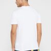 T-shirts blancs à col ras du cou avec logo Ralph Lauren pour hommes