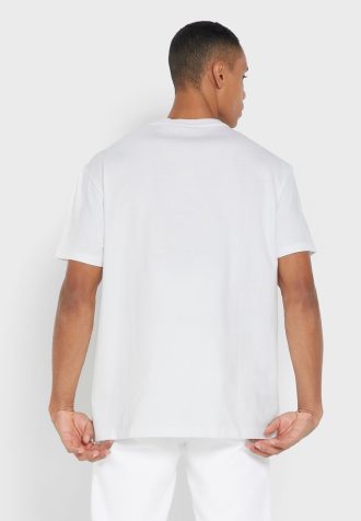 T-shirts blancs à col ras du cou avec logo Ralph Lauren pour hommes