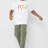 T-shirts blancs à col ras du cou avec logo Ralph Lauren pour hommes