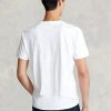 T-shirts blancs à col ras du cou en jersey coupe classique Ralph Lauren pour homme T-shirts blancs à col ras du cou en jersey coupe classique Ralph Lauren pour homme