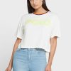 T-shirts blancs à col rond et imprimé graphique Ralph Lauren pour femmes