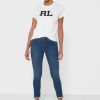 T-shirts blancs à col rond et imprimé graphique Ralph Lauren pour femmes T-shirts blancs à col rond et imprimé graphique Ralph Lauren pour femmes