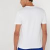 T-shirts blancs à col rond imprimés Ralph Lauren pour hommes