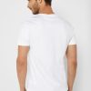 T-shirts blancs à col rond Ralph Lauren Essential pour hommes