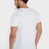 T-shirts blancs à col rond Ralph Lauren Essential pour hommes