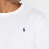 T-shirts blancs à col rond Ralph Lauren Essential pour hommes
