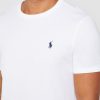 T-shirts blancs en coton Ralph Lauren pour hommes, coupe ajustée et personnalisée T-shirts blancs en coton Ralph Lauren pour hommes, coupe ajustée et personnalisée