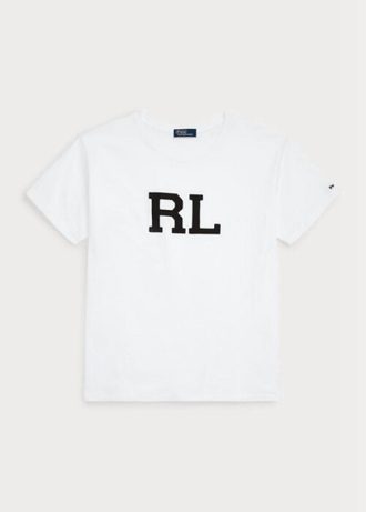 T-shirts blancs en jersey avec logo Ralph Lauren RL pour femme