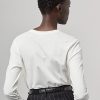 T-shirts blancs à manches longues en coton Ralph Lauren Cinema Polo Bear pour femmes