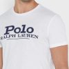 T-shirts blancs Ralph Lauren avec logo poitrine pour homme T-shirts blancs Ralph Lauren avec logo poitrine pour homme