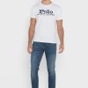 T-shirts blancs Ralph Lauren avec logo poitrine pour homme T-shirts blancs Ralph Lauren avec logo poitrine pour homme