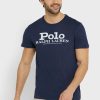 T-shirts bleu marine Ralph Lauren avec logo poitrine pour homme T-shirts bleu marine Ralph Lauren avec logo poitrine pour homme