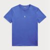 T-shirts bleus à col ras du cou et coupe slim pour homme Ralph Lauren T-shirts bleus à col ras du cou et coupe slim pour homme Ralph Lauren