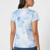 T-shirts bleus à logo imprimé Ralph Lauren pour femmes