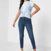 T-shirts bleus à logo imprimé Ralph Lauren pour femmes